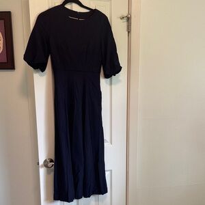 Boden Classic Long Sleeve Navy Dress
